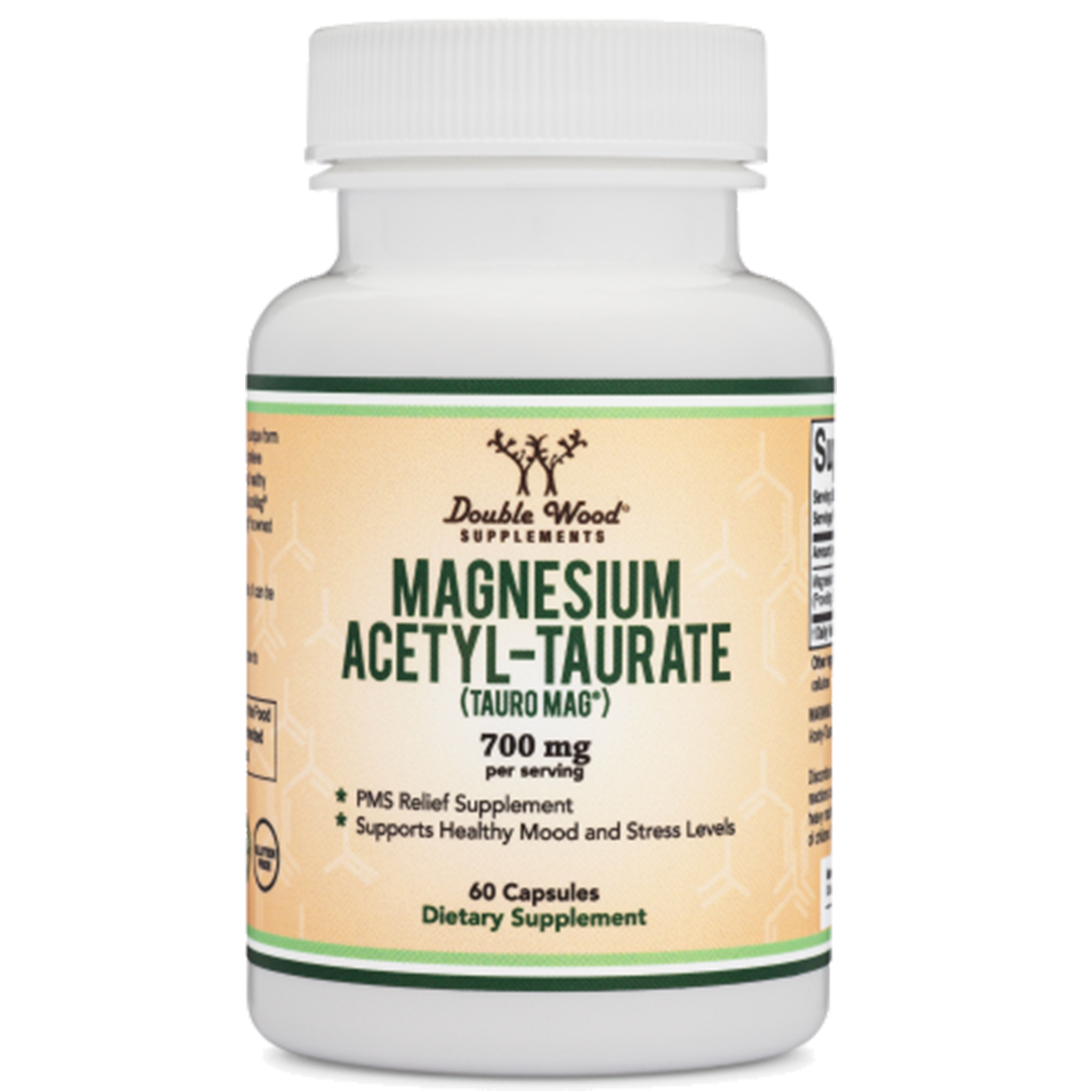Magnesium AcetylTaurate 60 x 350 mg capsules PMS Support