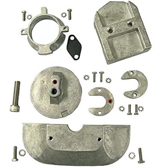 Magnesium Anode Kit Fits Mercruiser Alpha 1 Gen 2 Outdrive Includes Hardware Magnesium Kit Replaces Quicksilver 888755Q03, Martyr CMALPHAKITM, Seachoice 95031, Sierra 18-6158, Tecnoseal 20801MG