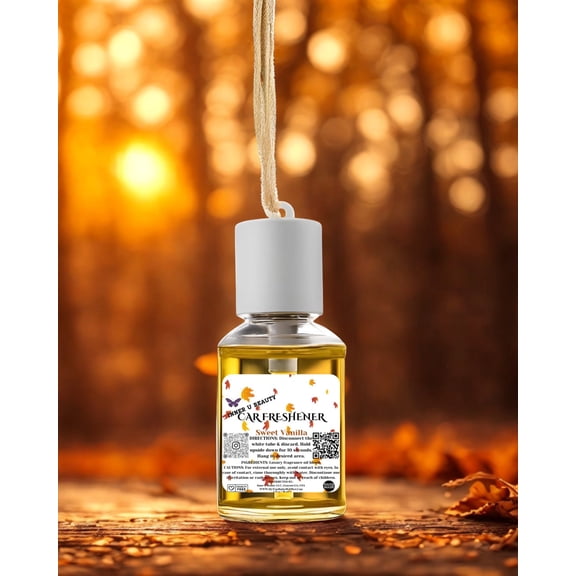 Inner U Beauty Car Fresheners, Sweet Vanilla Scent