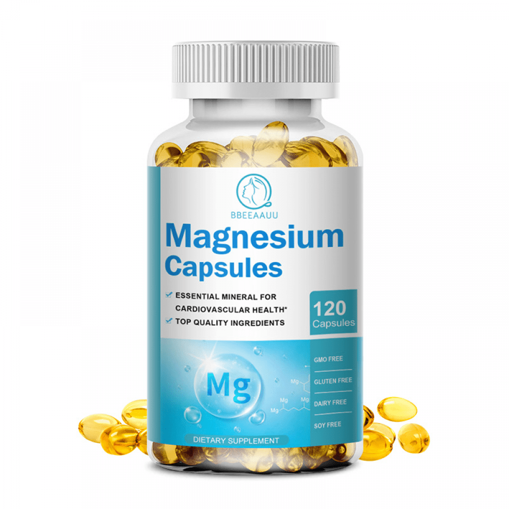 Magnesium Capsules 500 mg Magnesium Supplement with Magnesium Glycinate Natural Sleep
