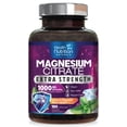 thumbnail image 1 of Magnesium Citrate 1000mg Per Serving - Max Absorption Magnesium Powder Capsules for Muscle, Nerve, Bone and Heart Health Support, High Absorption Citrate Complex, Gluten Free, Non-GMO - 180 Capsules, 1 of 10
