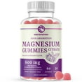 Magnesium Citrate Gummies 600mg High Absorption Magnesium for Calm