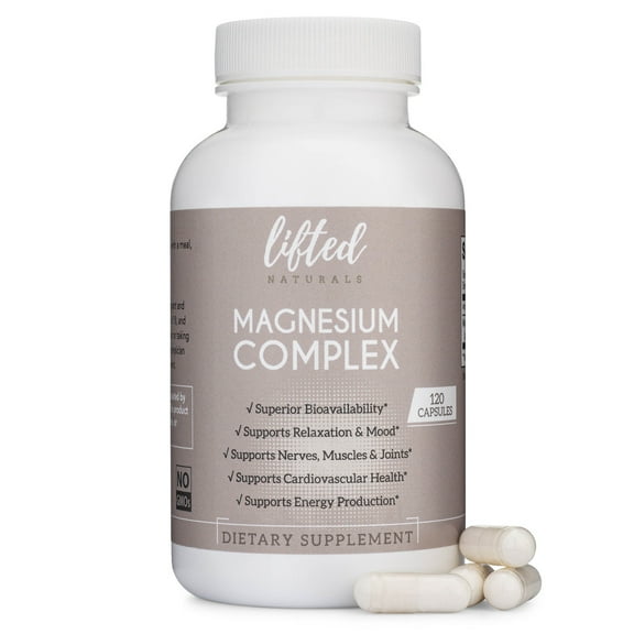 Magnesium Complex - Magnesium Supplement w/ Bisglycinate, Malate, Taurate - 120 Capsules