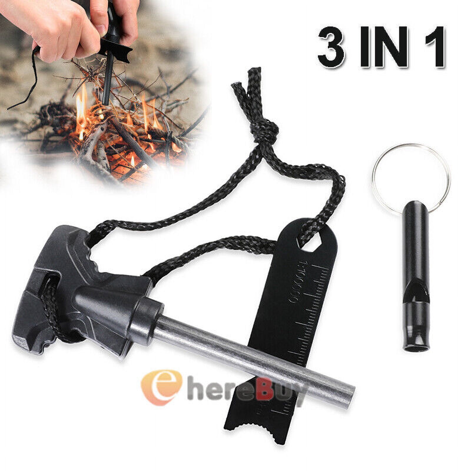 Magnesium Ferro Rod Fire Starter Emergency Ferrocerium Survival Striker