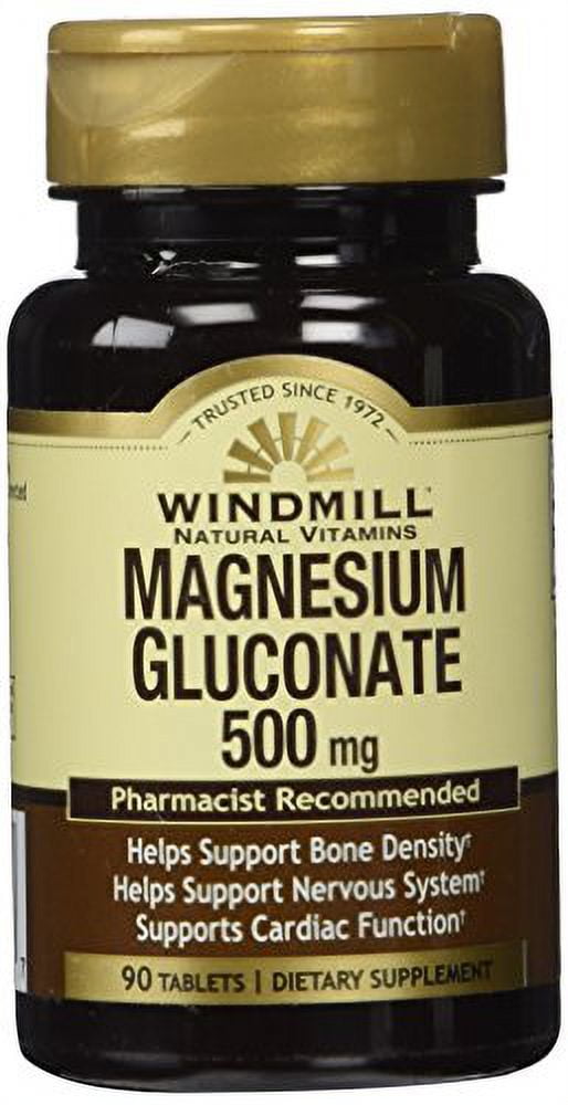 Magnesium Gluconate 500 Mg 90 Tb From
