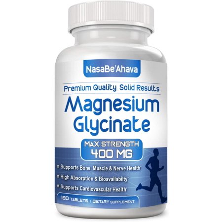 Magnesium Glycinate - 400 mg - 180 Capsules