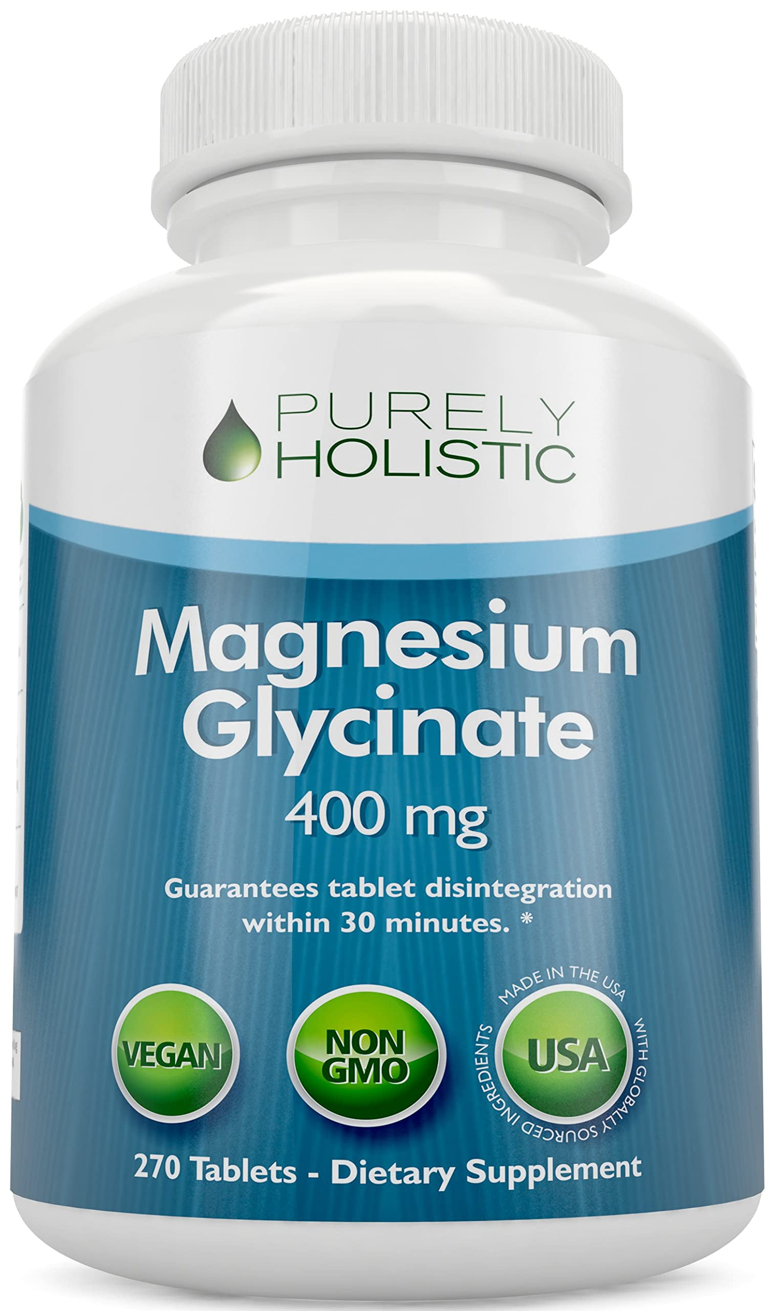 Magnesium Glycinate 400mg 100 More 270 Magnesium Tablets (not