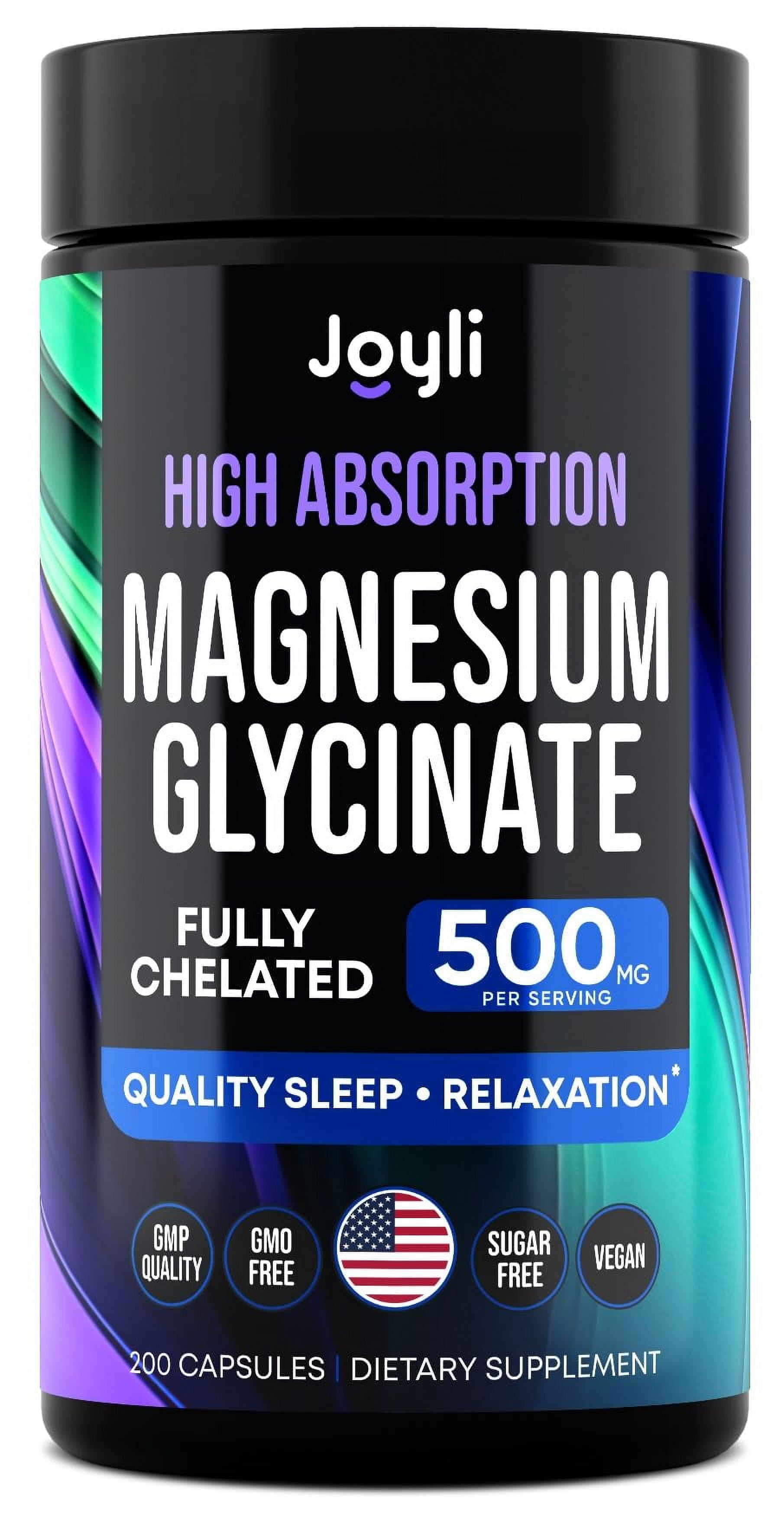 Magnesium Glycinate 500MG Magnesium for Sleep High Absorption