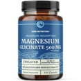 thumbnail image 1 of Nobi Nutrition Chelated Magnesium Glycinate for Muscle Relaxation & Calm Support, 120 Capsules, 1 of 11