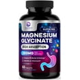 thumbnail image 1 of Magnesium Glycinate Supplement 250mg - 100% Chelated & Purified - to Support Sleep, Heart Health, Muscles, & Bone Strength - Best Absorption Magnesium Glycinate Capsules, Bottled in USA - 60 Tablets, 1 of 9
