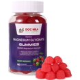 Magnesium Glycinate Gummies 500mg for Leg Cramps, Restless Legs Chelated Magnesium Vitamins