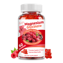 Magnesium Glycinate Gummies 500mg - Magnesium Supplement for Calm Mood, Stress Relief & Immune Health & Help Sleep- Gluten Free & Vegan - 60 Gummies