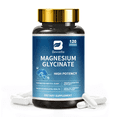 thumbnail image 1 of Beworths Magnesium Glycinate | Magnesium Complex Supplement for Muscle, Bone & Immune Health | 120 Capsules, 1 of 7