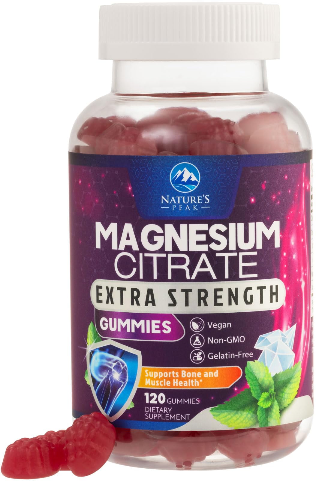 Magnesium Gummy High Absorption Magnesium Citrate Supplement for