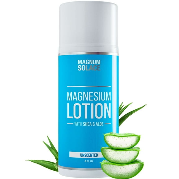 Magnesium Lotion with Aloe Vera, Shea Butter, and Coconut Oil  Hydrating & Soothing