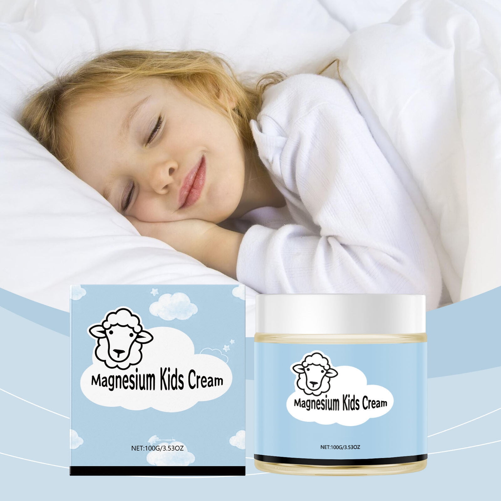 Magnesium Lotion For Kids & Babies, Bedtime Magnesium Cream for Sleep