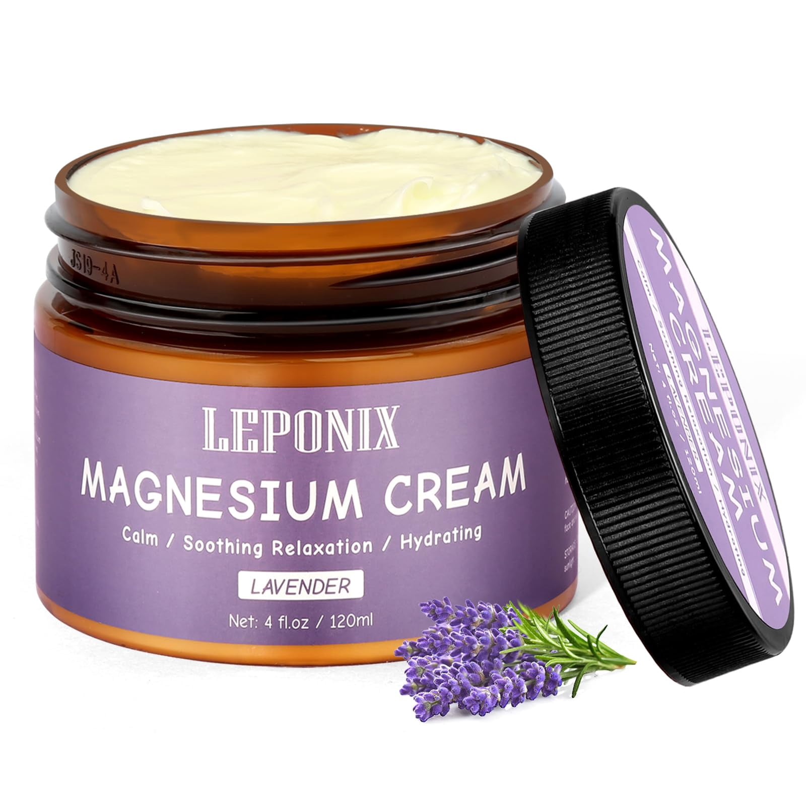 Magnesium Schlafcreme Mit Lavendel – Körperlotion Für Besseren Schlaf & Entspannung