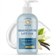 Magnesium Lotion for Muscle Cramps & Soreness | Calming & Recovery Support with Shea Butter | Magnesium Cream for Maximum Absorption | 8 fl oz.