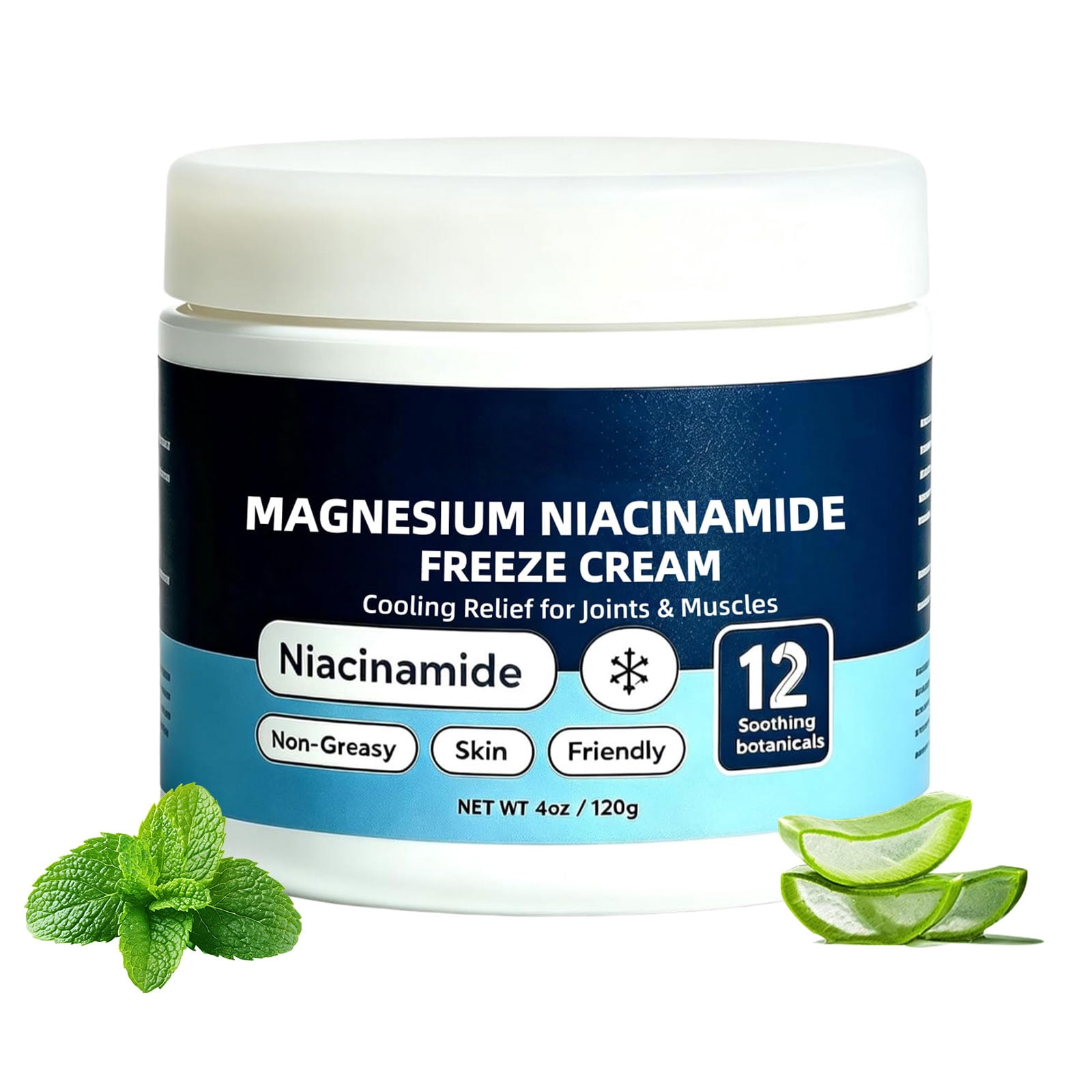 Magnesium Niacinamide Freeze Cooling Body Cream, Cream Cooling Body ...
