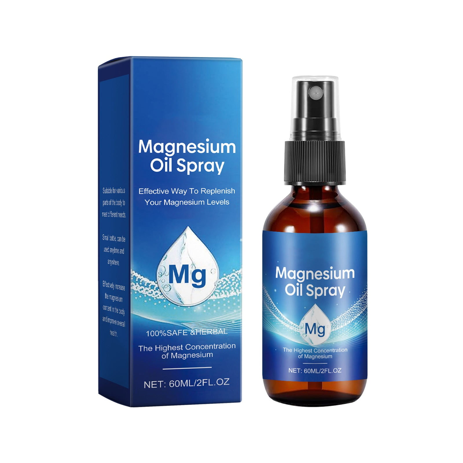 Magnesium Oil Spray, Magnesium Chloride Oil Spray Magnesium Spray for Feet Magical Magnesium