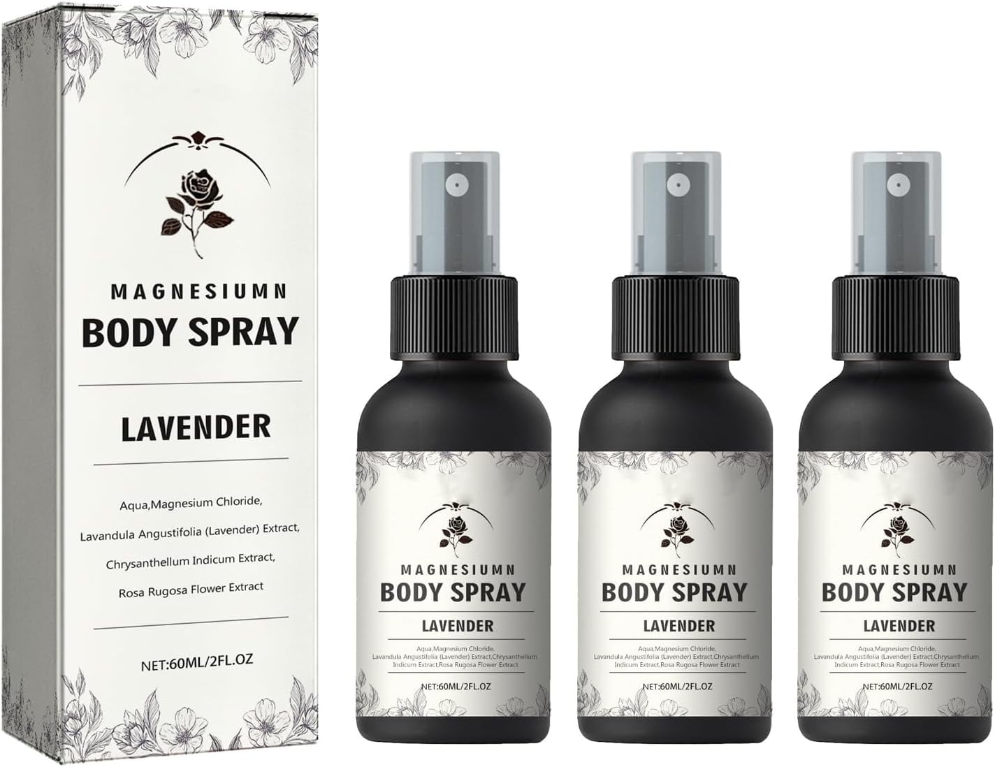 Magnesium Oil for Pain and Restless Leg Relief Pure Magnesium Spray