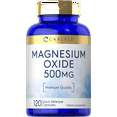 thumbnail image 1 of Magnesium Oxide 500mg | 120 Quick Release Capsules | Non-GMO and Gluten Free Supplement | By Carlyle, 1 of 8
