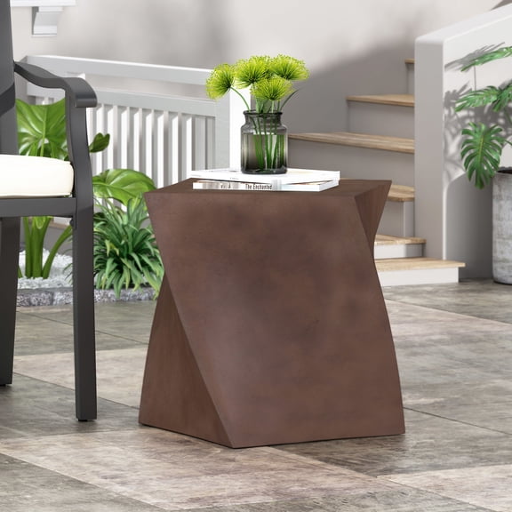 Magnesium Oxide Side Table with Modern Look / Decorate Your Living Space