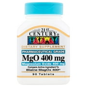 Magnesium Oxide Tablets 400 mg 90 Each - Pack of 2