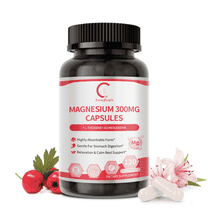 Magnesium Capsules 300mg, for Muscles, Sleep, Calm, & Energy Supplement, 120 Count