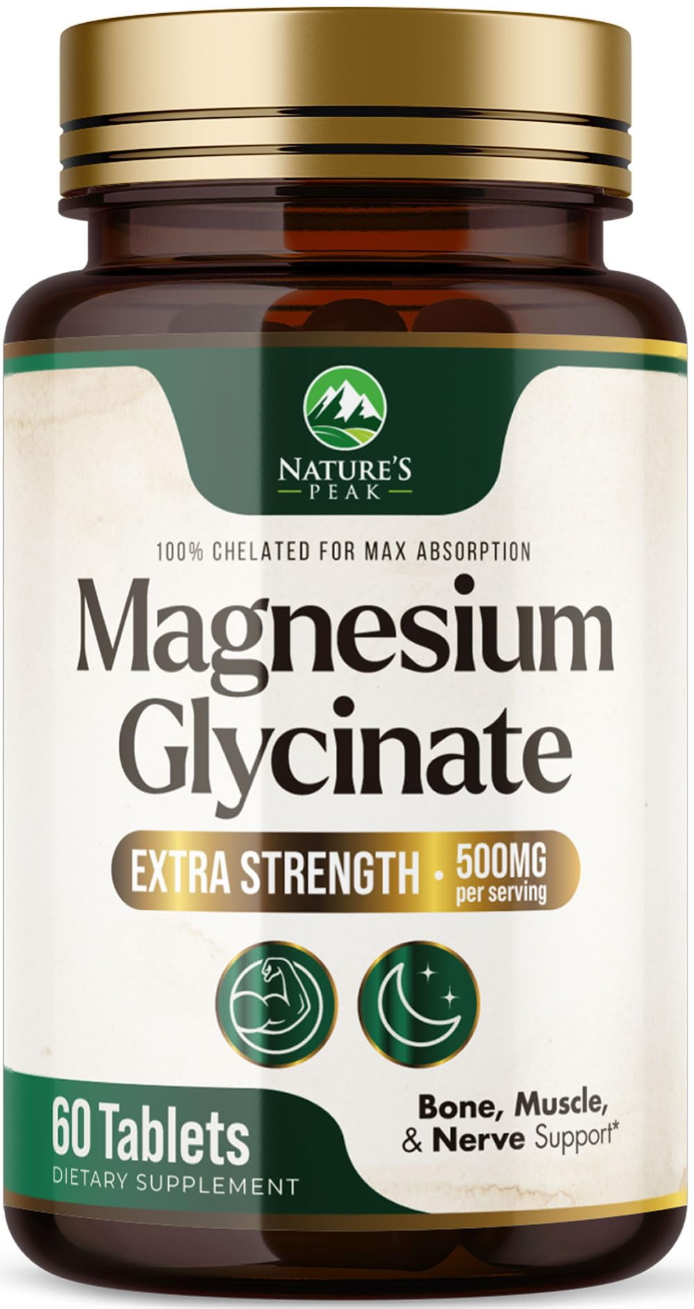 Glycinate De Magnésium 500 Mg - Aide à La Relaxation Musculaire Et Au Sommeil - EXP 07/2026