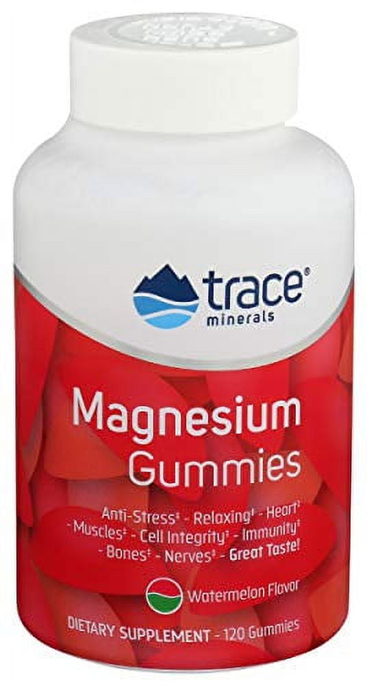 Magnesium Stress Relief Gummies (120 Ct) Easy to Take Magnesium