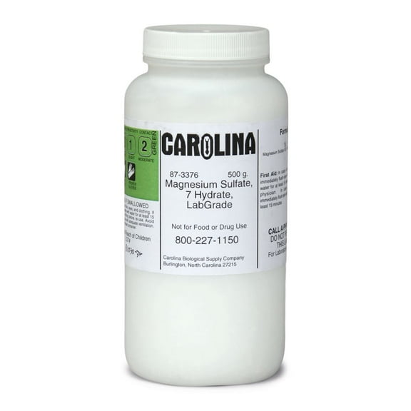 Magnesium Sulfate, Heptahydrate, Crystal, Reagent Grade, 100 G