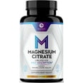 Magnesium Citrate Extra Strength 1000 mg Chelated for Max Absorption