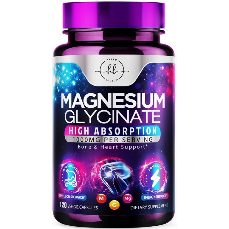 Magnesium Glycinate 250 mg - Natural, High Absorption Magnesium Glycinate 250 mg - Natural, High Absorption
