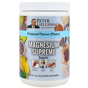 Magnesium Supreme, Orginal Plain 12oz Anti Stress, Leg Cramp/Muscle Relaxation Sleep Spport Made in the USA Peter Gillhams Life Essentials