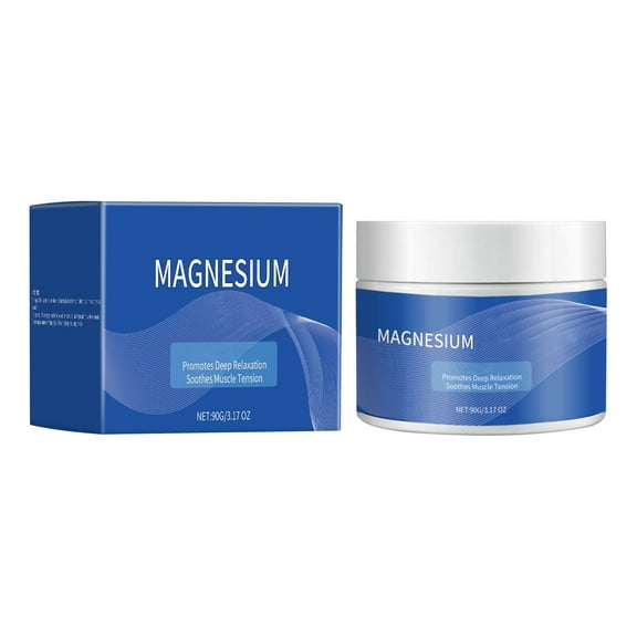 Magnesium Topical Cream, Gentle Formula Helps Promote Deep Relaxation and Soothe Muscle Tension, Ideal for Daily Muscle and Body Skincare