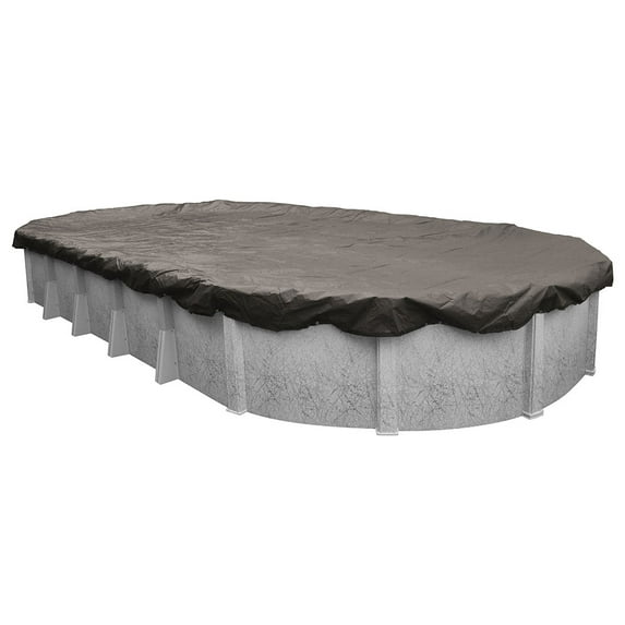 Magnesium Winter Pool Cover for 15 Foot x 27 Foot Oval Above Ground Pools