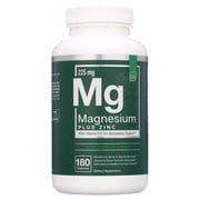 Essential elements Magnesium Plus Zinc with Vitamin D3 - Scientifically Formulated Heart, Bone, & Muscle Support - 225mg