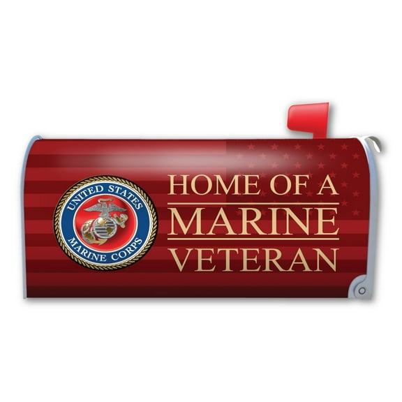 Magnet America 18.38" x 21" Patriotic Vinyl Magnetic Mailbox Cover, UV Resistant, Custom Cut