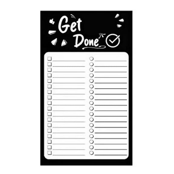 Magnet Back Notepad Cute Memo Pads 50 Sheets To Do List Grocery Shopping List