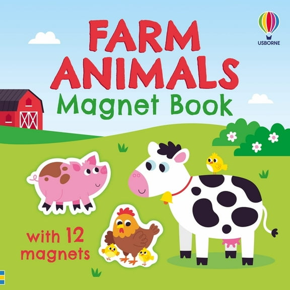 Magnet Books Farm Animals Magnet Book, (Board Book)
