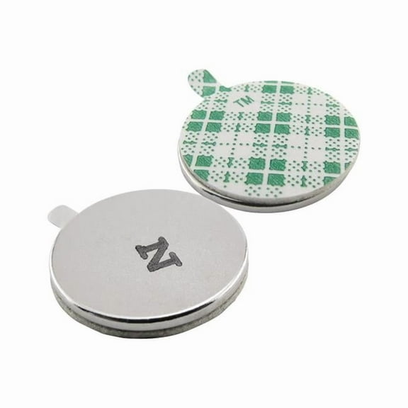 Magnet Disc with Adhesive, 5 Piece