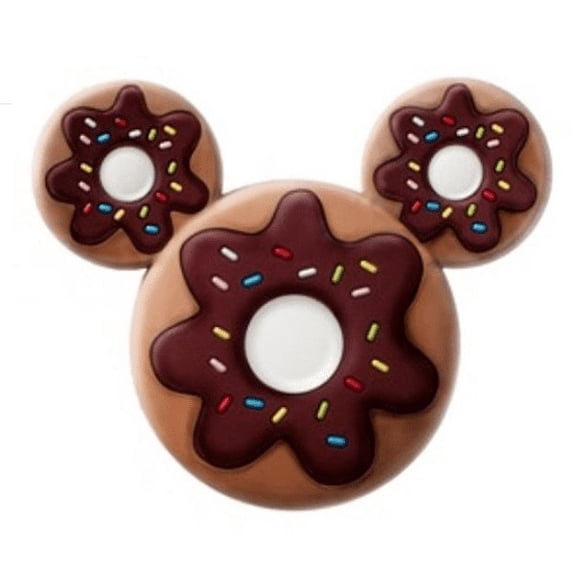 Disney Mickey Donut Magnet Collectible Refrigerator Magnet with Donut-Shaped Mickey Design, Decorative Kitchen Accessory and Souvenir