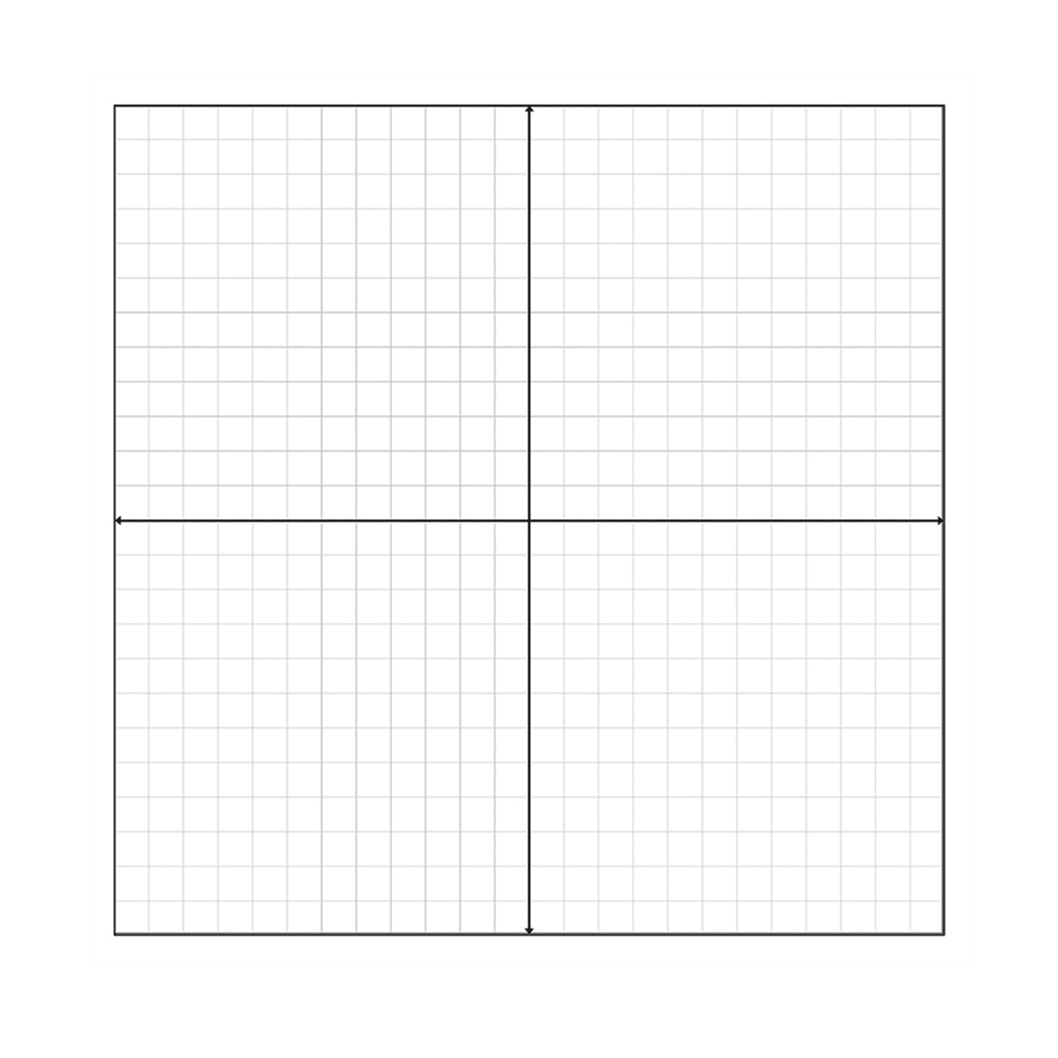Dry Erase Graph, XY Axis