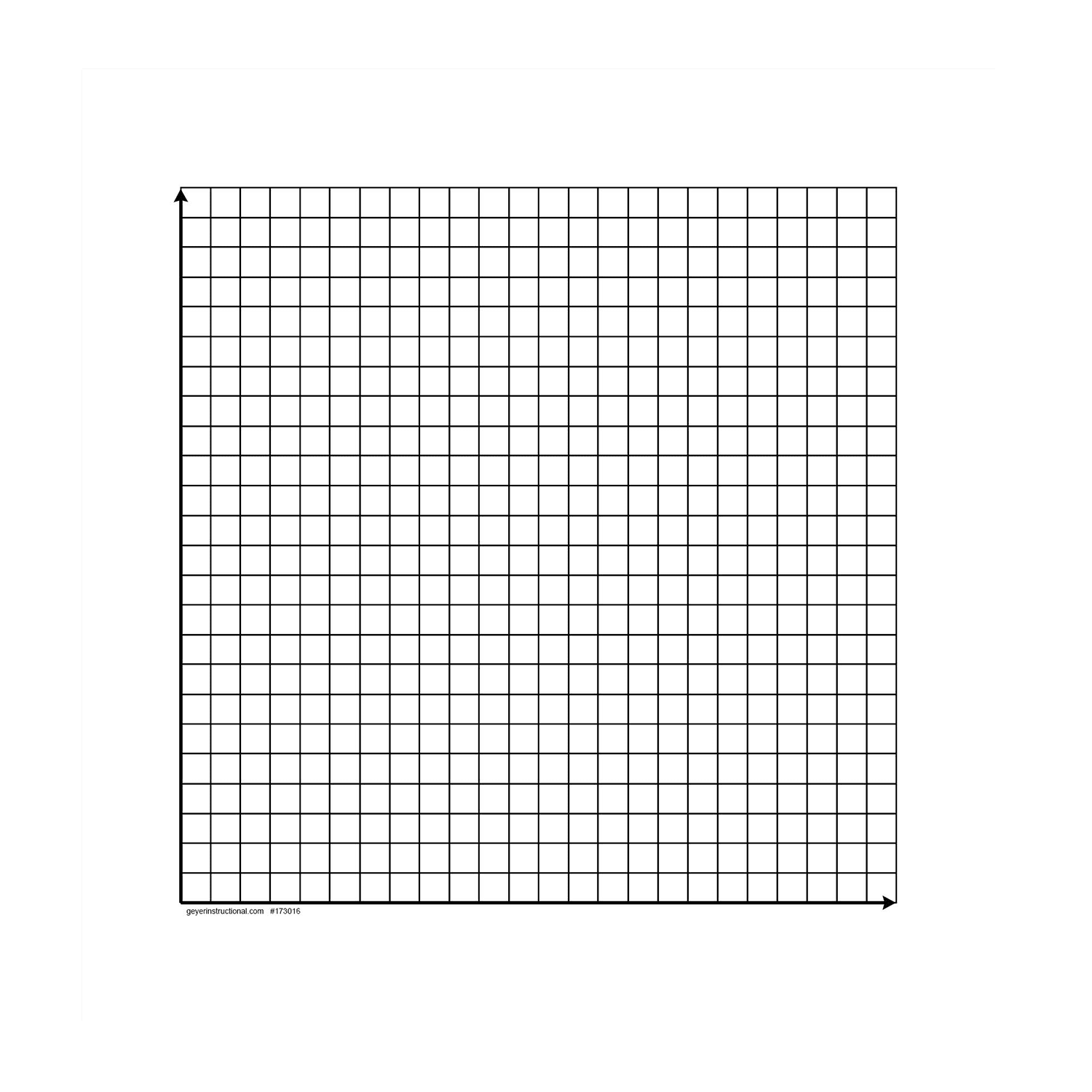 Magnet - Dry Erase Grid, 1st Quad 24x24, Math Teacher Supplies