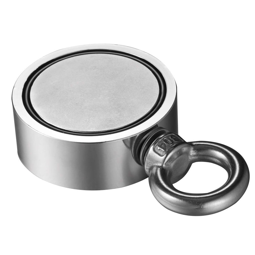 Magnet Fishing Kit with 200KG Double-Sided Neodymium Magnet 10M Rope Heavy-Duty Metal Detector for Underwater Retrieval River Lake Harbor Recovery Outdoor Enthusiasts and Scrap Metal Collectors