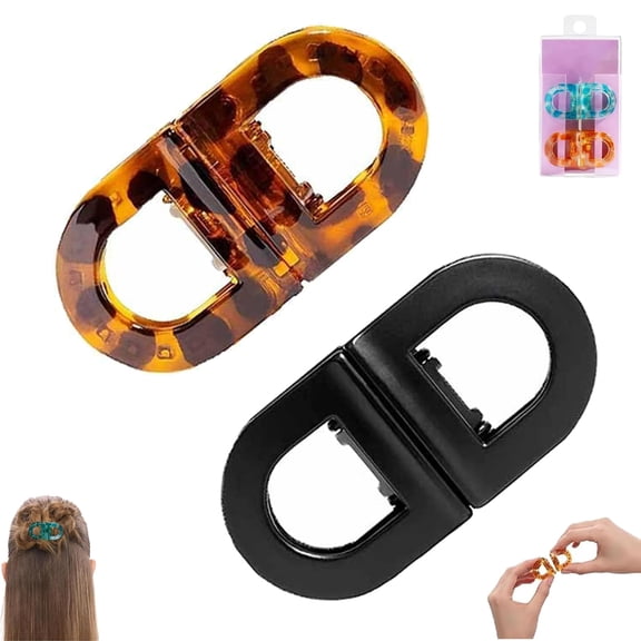 Magnet Hair Clips, Strong Hold No-Slip Magnetic Hair Styling Clips, No Crease Creative Sectioning Clip for Thin Thick,No Bend Intuitive Fashion Clamp Women Girls (E)