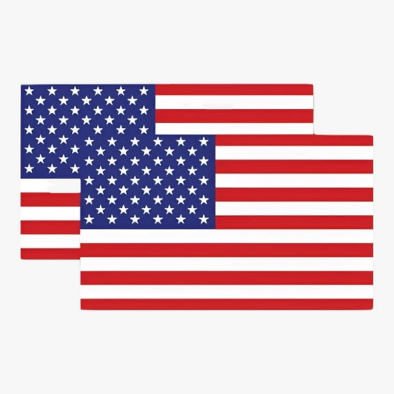 Magnet Me Up American Flag Magnet Decal 3x5-2 Pack-Heavy Duty for Car Truck SUV