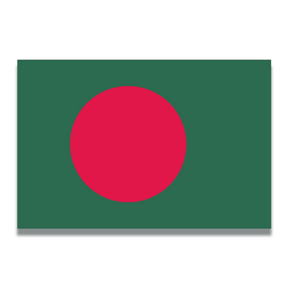 Magnet Me Up Bangladesh Bangladeshi Flag Vinyl Automotive Magnet Decal, 4x6 Inches