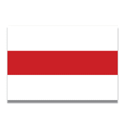 Magnet Me Up Belarusian Belarus Red and White Protest Flag Vinyl Magnet Decal, 4x6 In